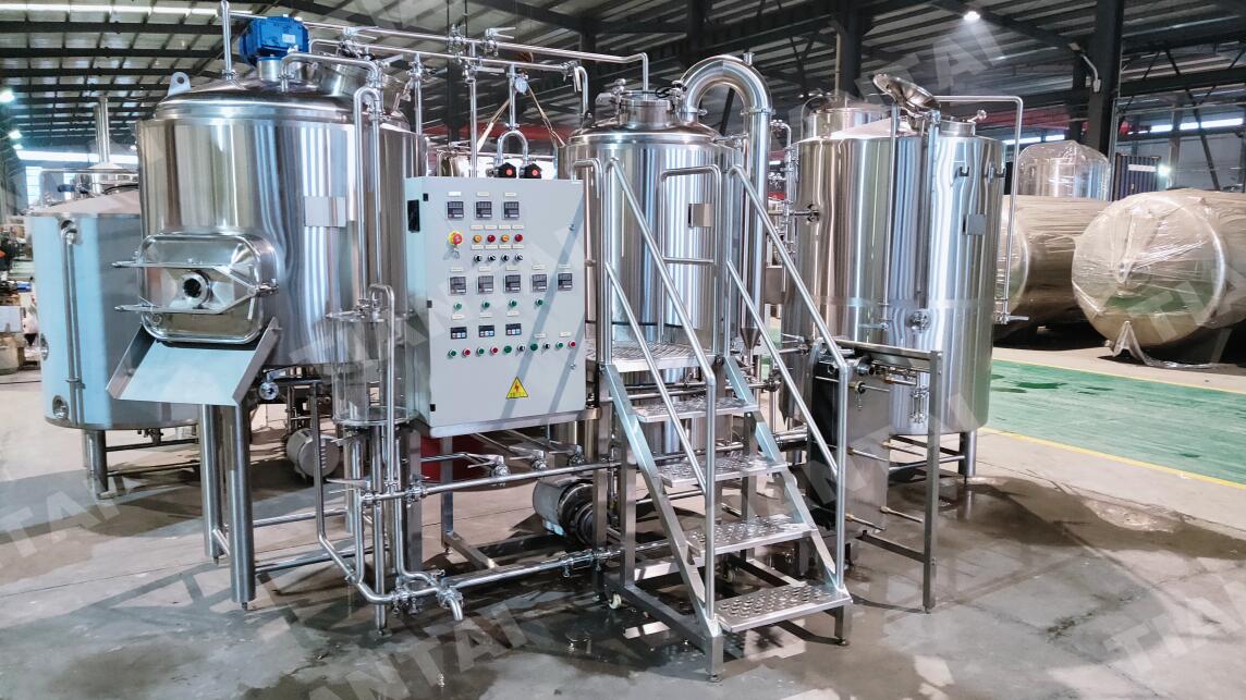 <b>New Zealand 5bbl gas heated craft beer making machine from china</b>